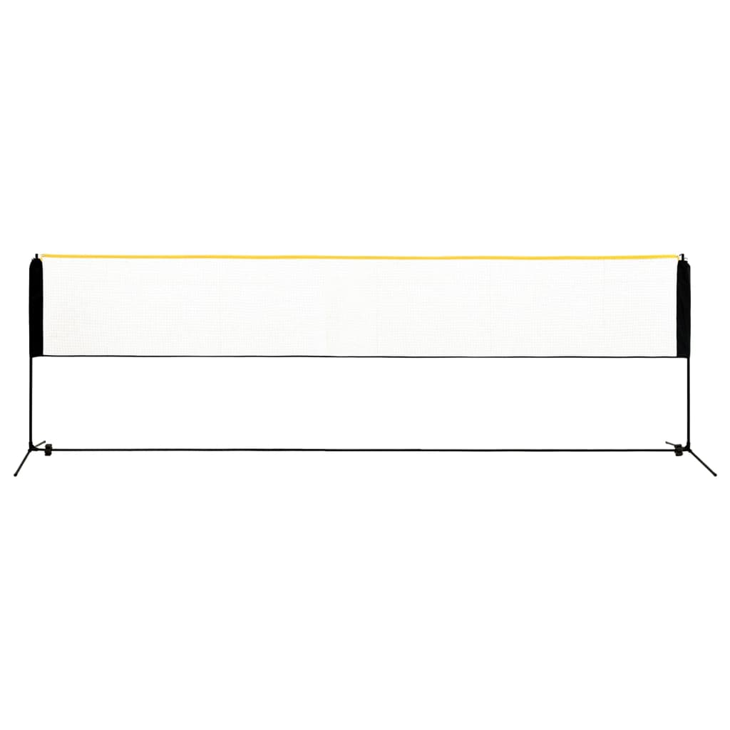 justerbart badmintonnet 500x103x94-158 cm metal