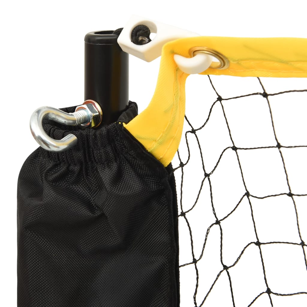 justerbart badmintonnet 400x103x94-158 cm metal