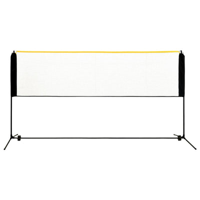 justerbart badmintonnet 300x103x94-158 cm metal