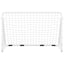 fodboldmål med net 180x90x120 cm stål hvid