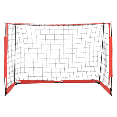 fodboldmål 184x91x124,5 cm stål