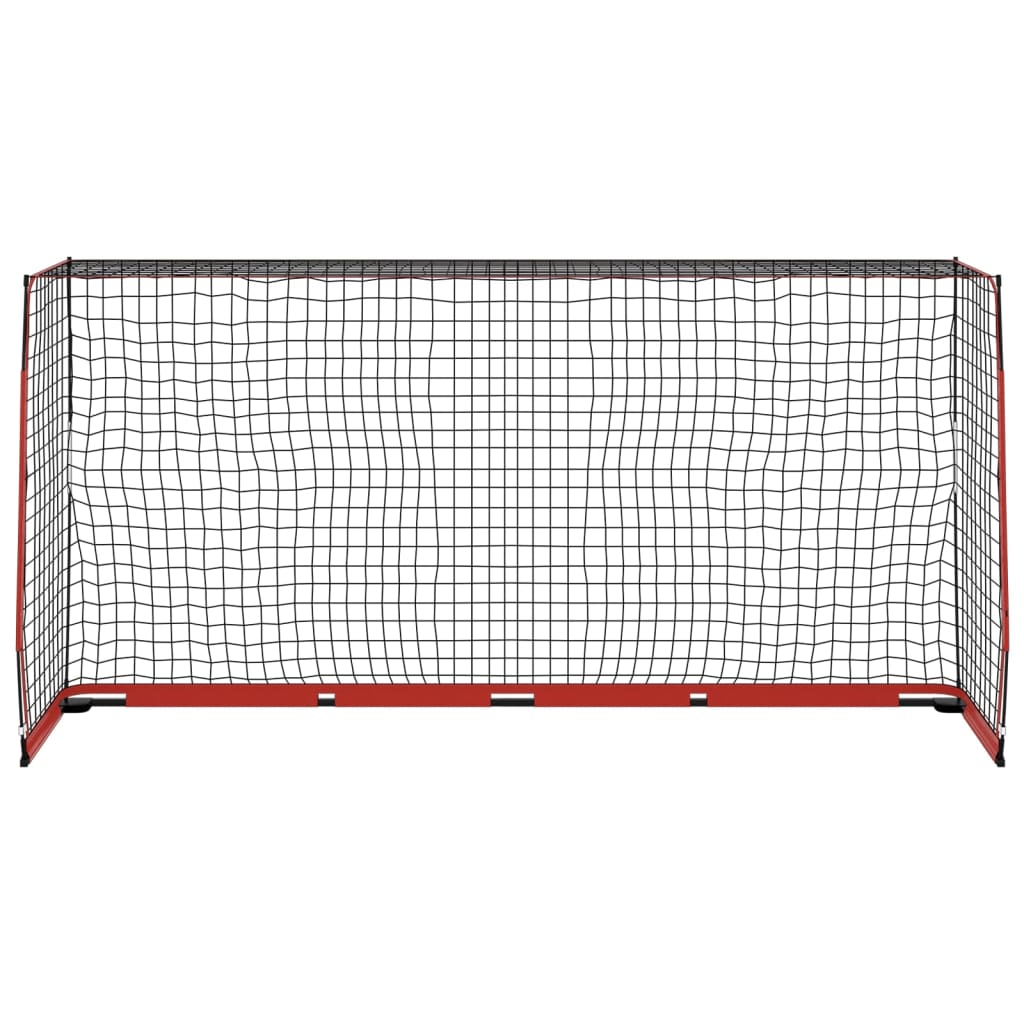 fodboldmål 366,5x91x183 cm stål