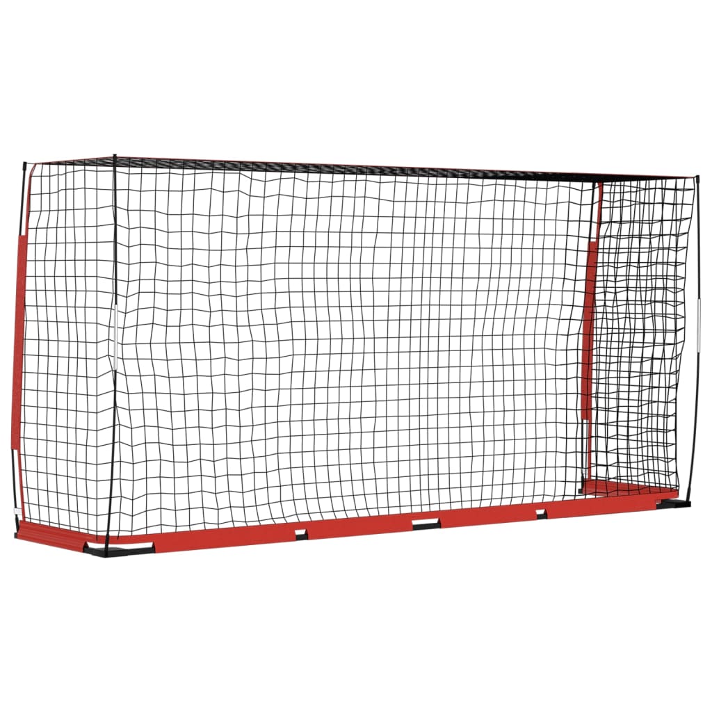 fodboldmål 366,5x91x183 cm stål