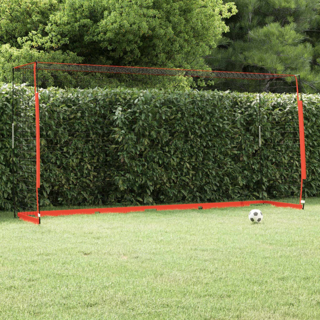 fodboldmål 366,5x91x183 cm stål