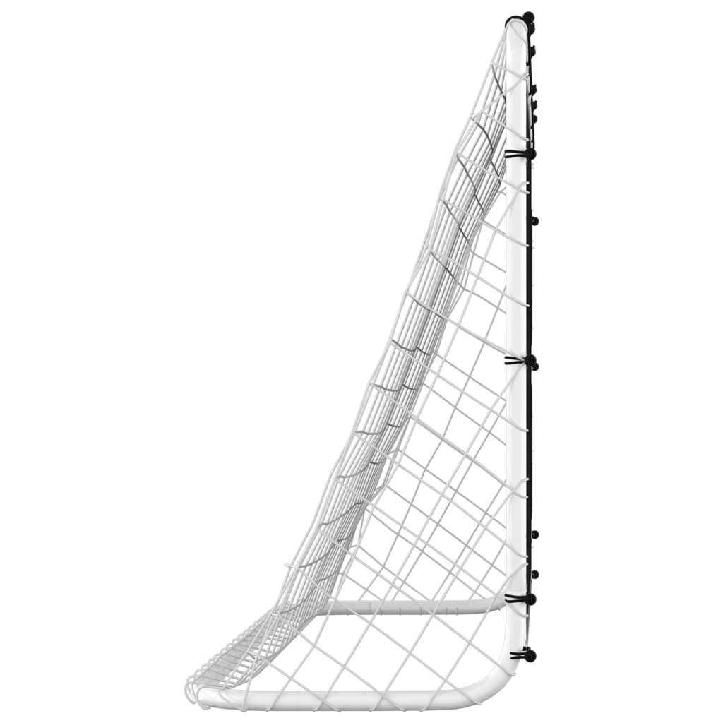 fodboldmål til præcisionstræning 184x61x122 cm stål