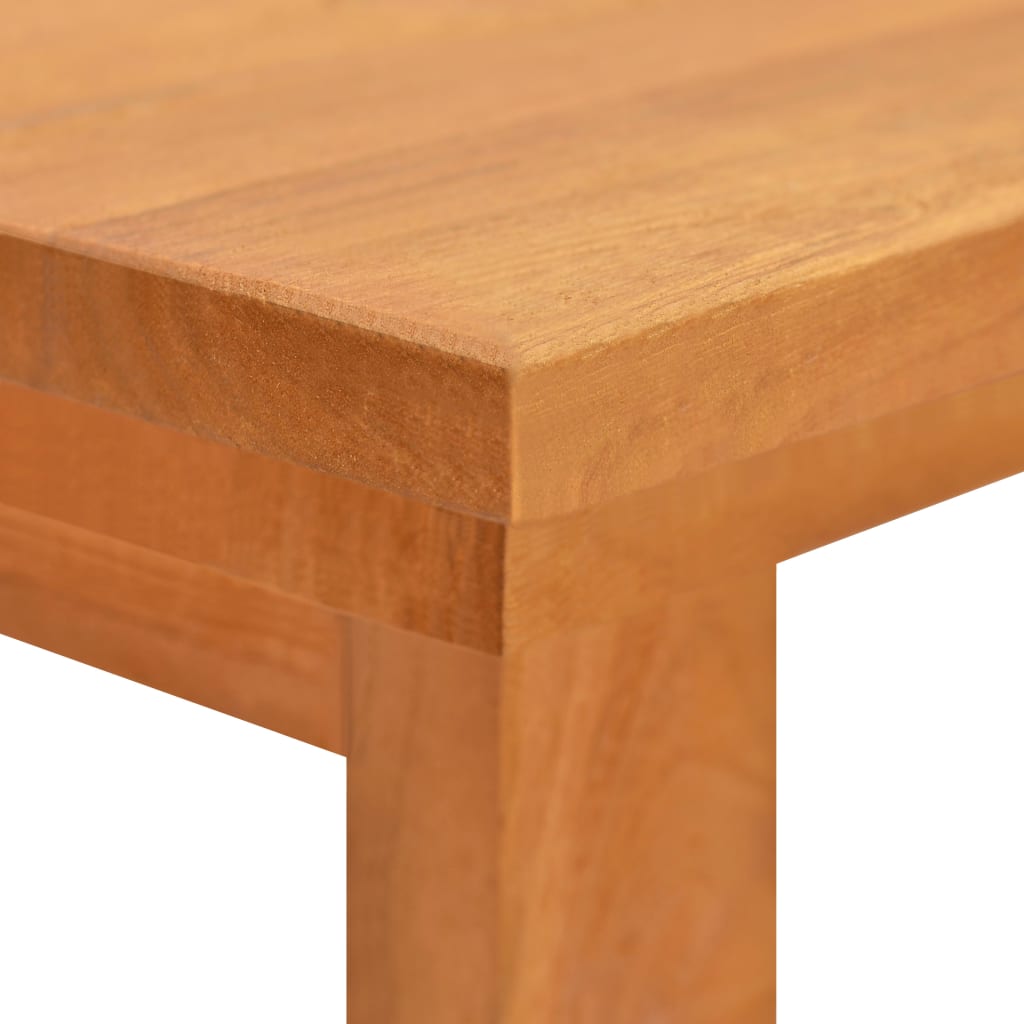 skrivebord 120x45x75 cm massivt teaktræ