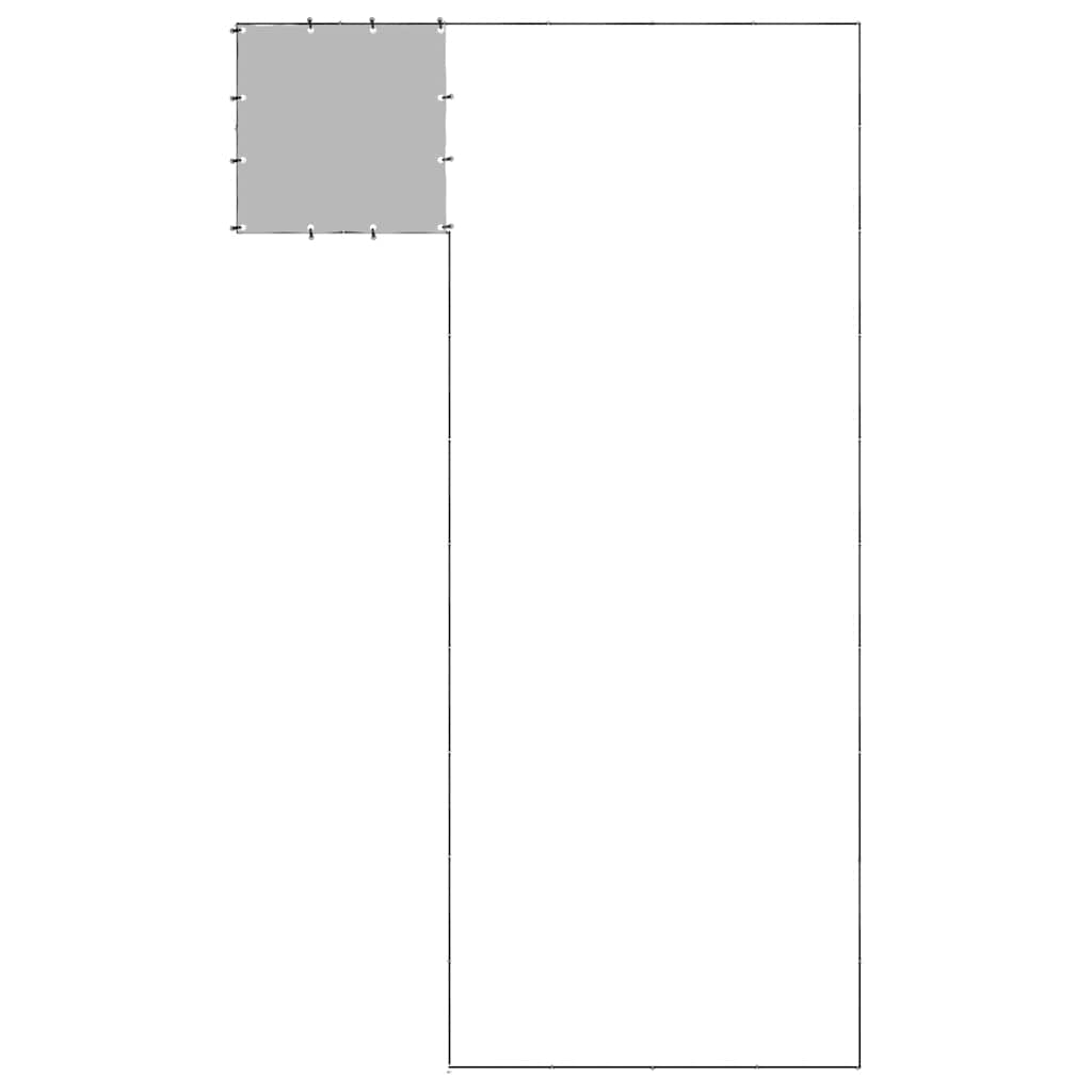 hundeløbegård 13,31 m² stål sort