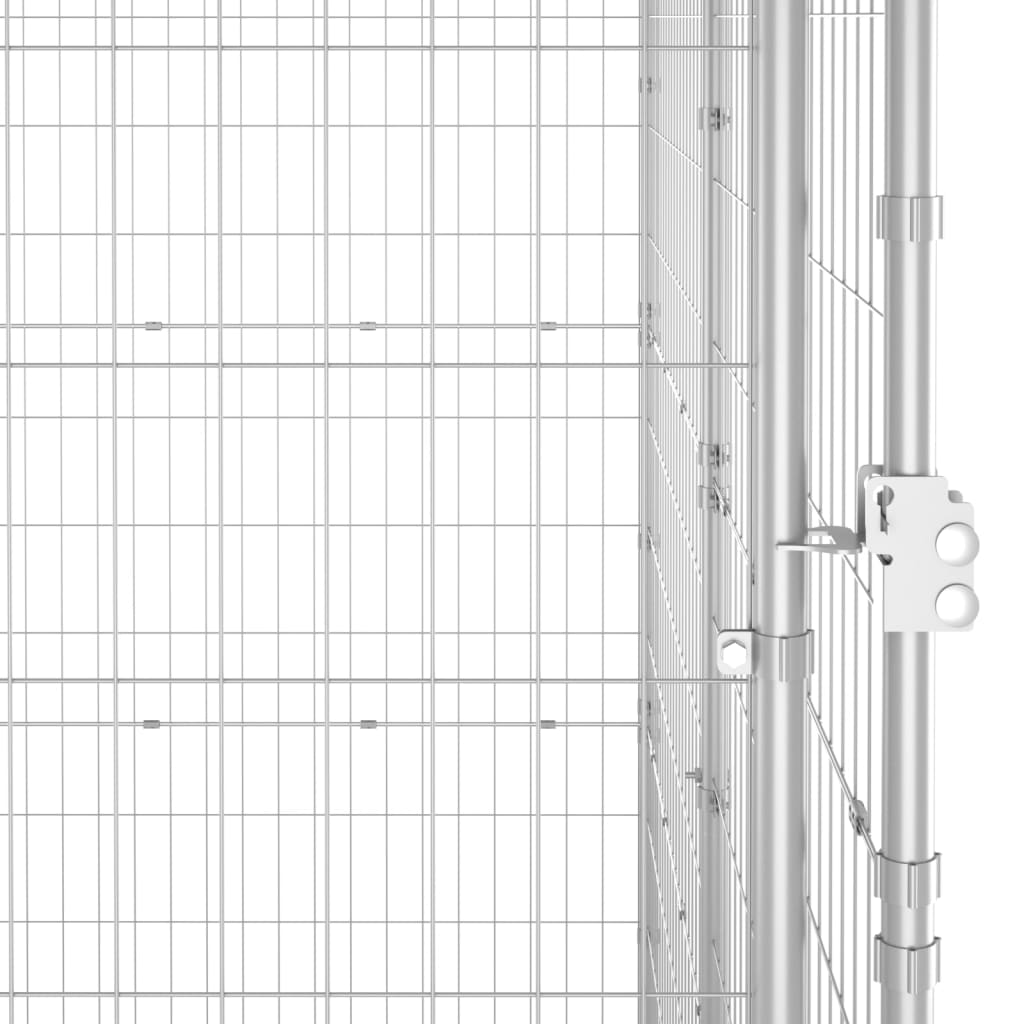 udendørs hundebur 29,04 m² galvaniseret stål