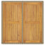 havebord 109x107x74 cm polyrattan og massivt akacietræ beige