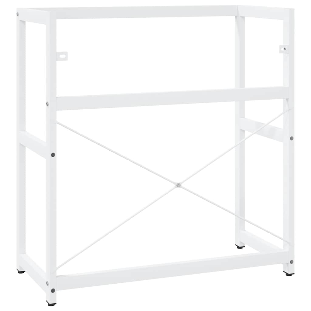 badeværelsesmøbel til håndvask 79x38x83 cm jern hvid