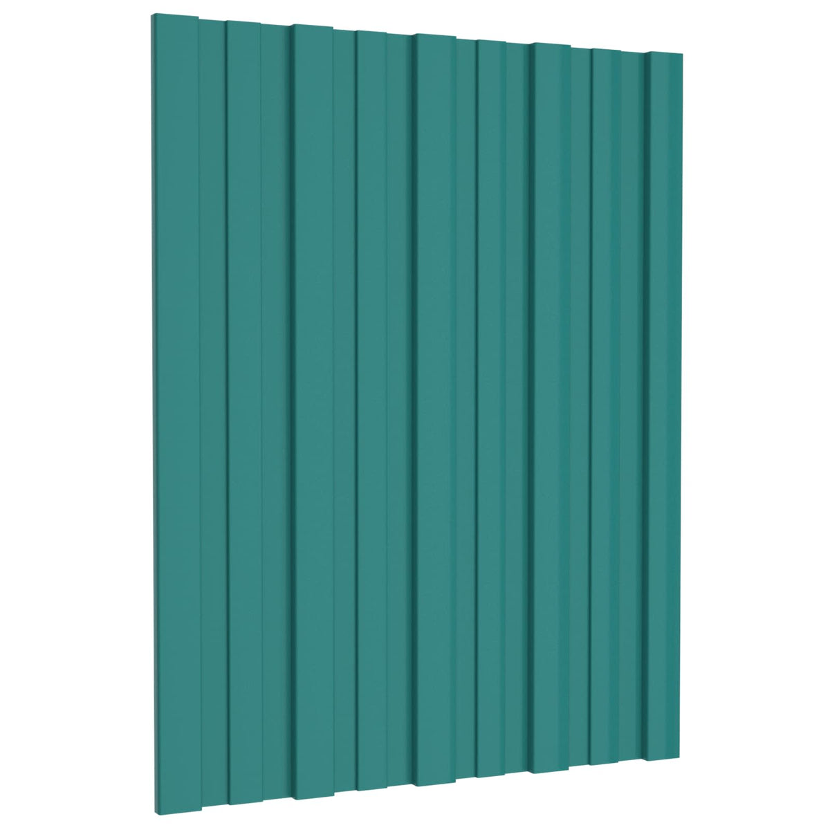 Tagpanel 12 stk. Grøn 60 x 45 cm Galvaniseret stål