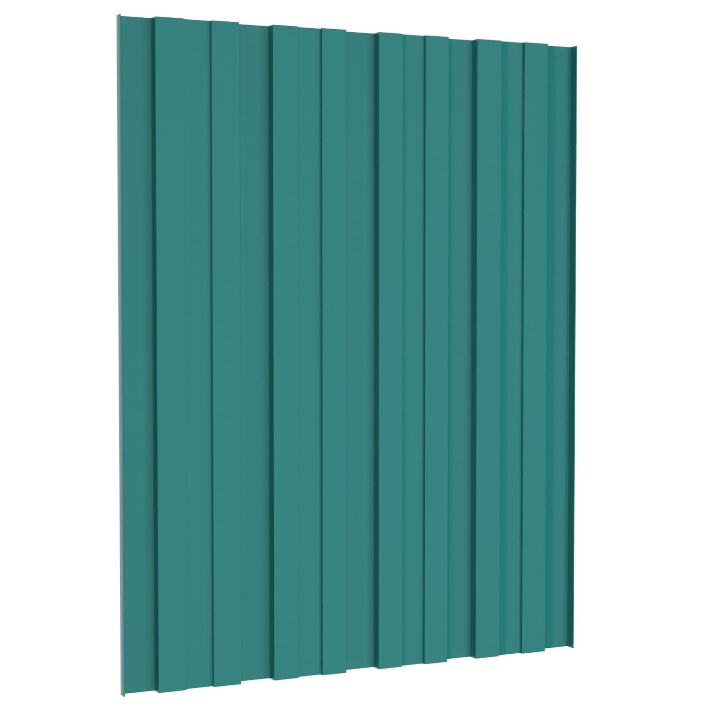 Tagpanel 12 stk. Grøn 60 x 45 cm Galvaniseret stål