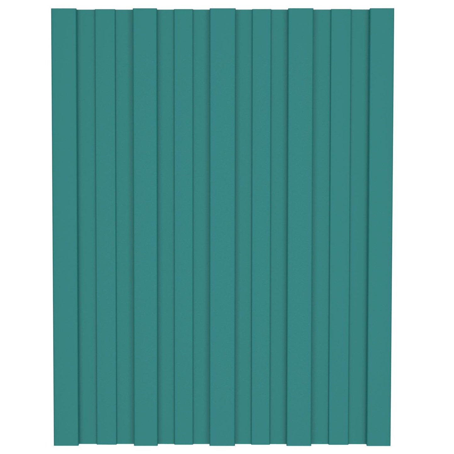 Tagpanel 12 stk. Grøn 60 x 45 cm Galvaniseret stål