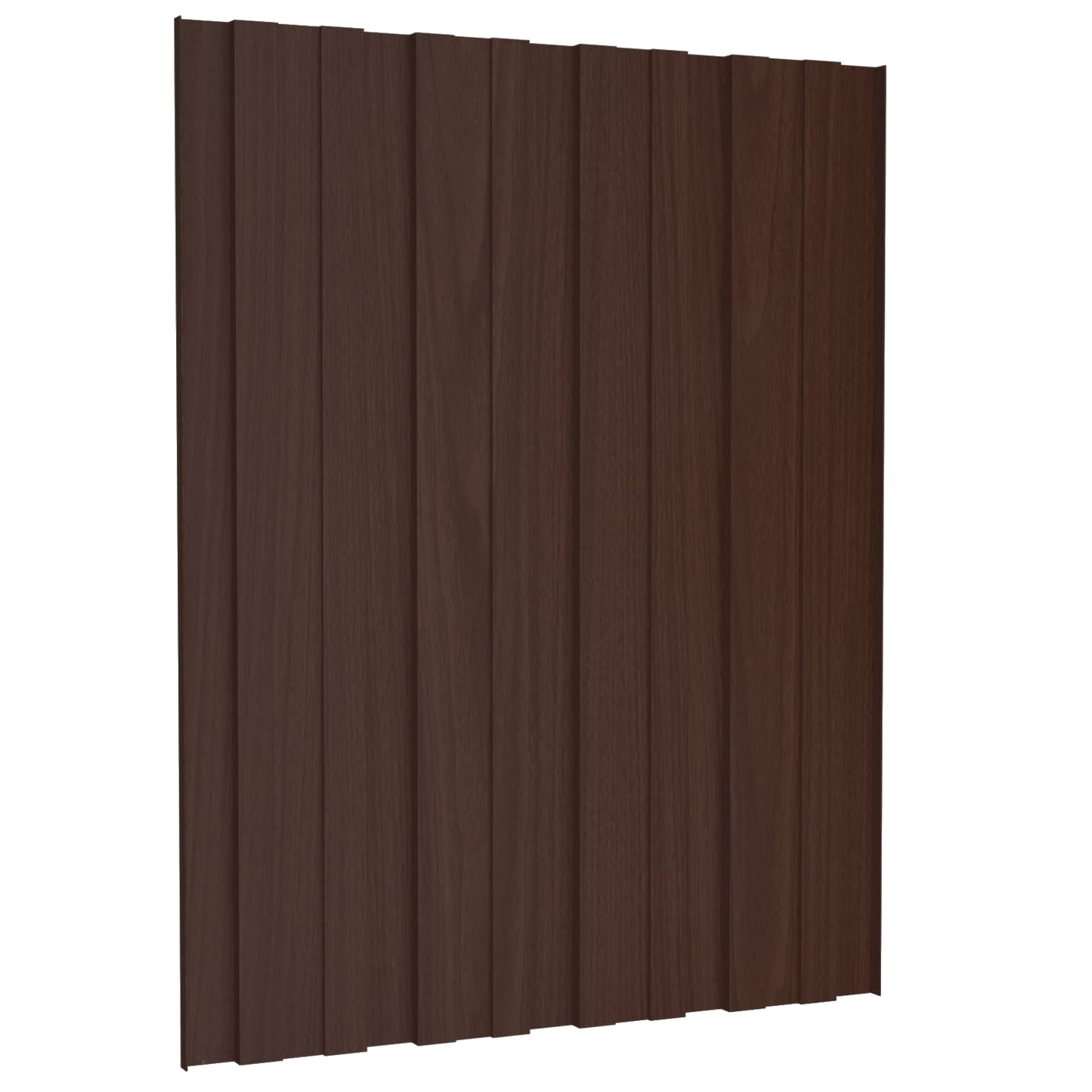 Tagpanel 12 stk. Brun 60 x 45 cm Galvaniseret stål