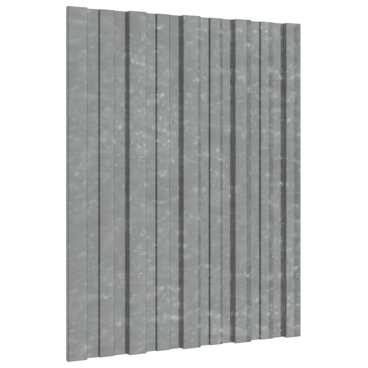 Tagpanel 36 stk. Sølv 60 x 45 cm Galvaniseret stål