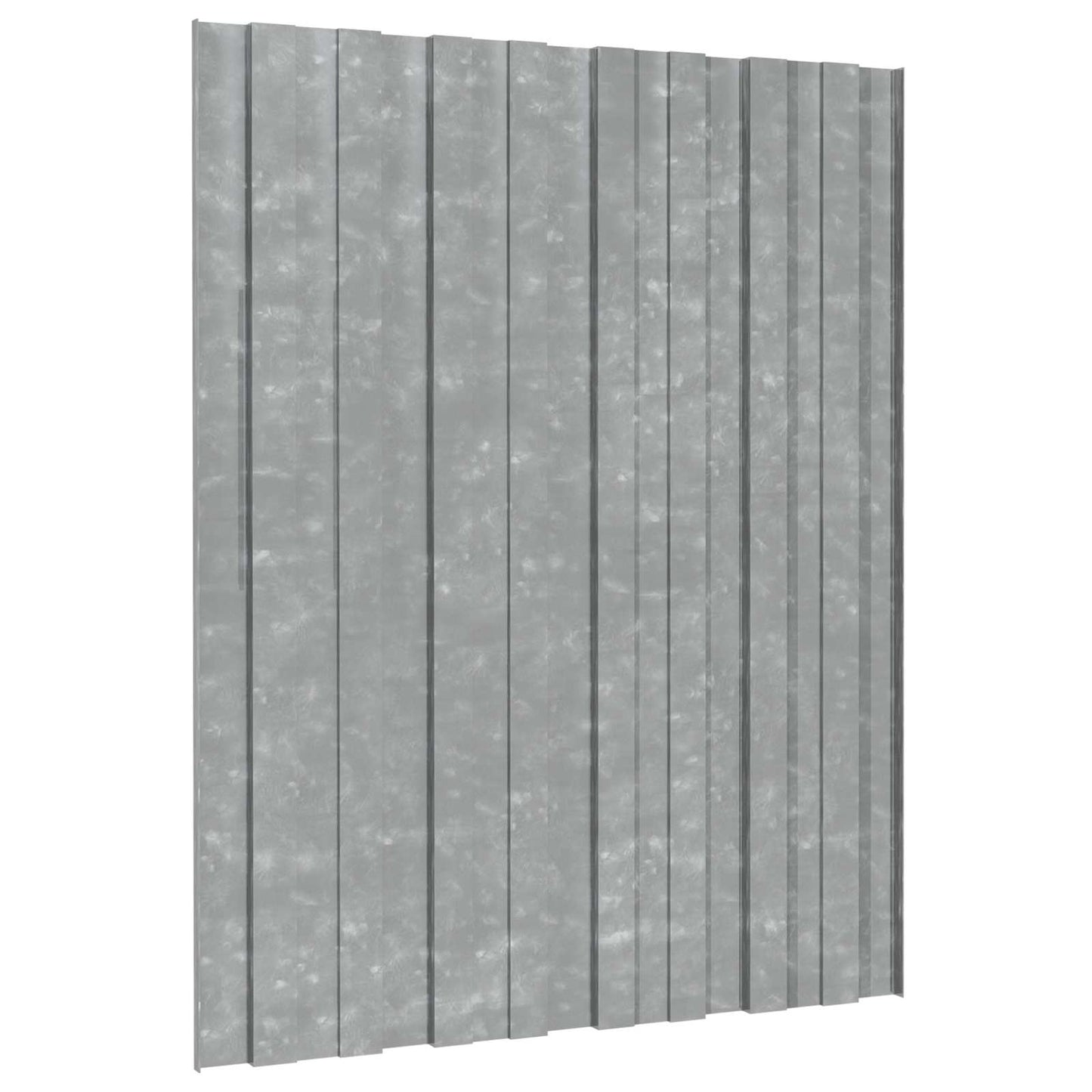 Tagpanel 36 stk. Sølv 60 x 45 cm Galvaniseret stål