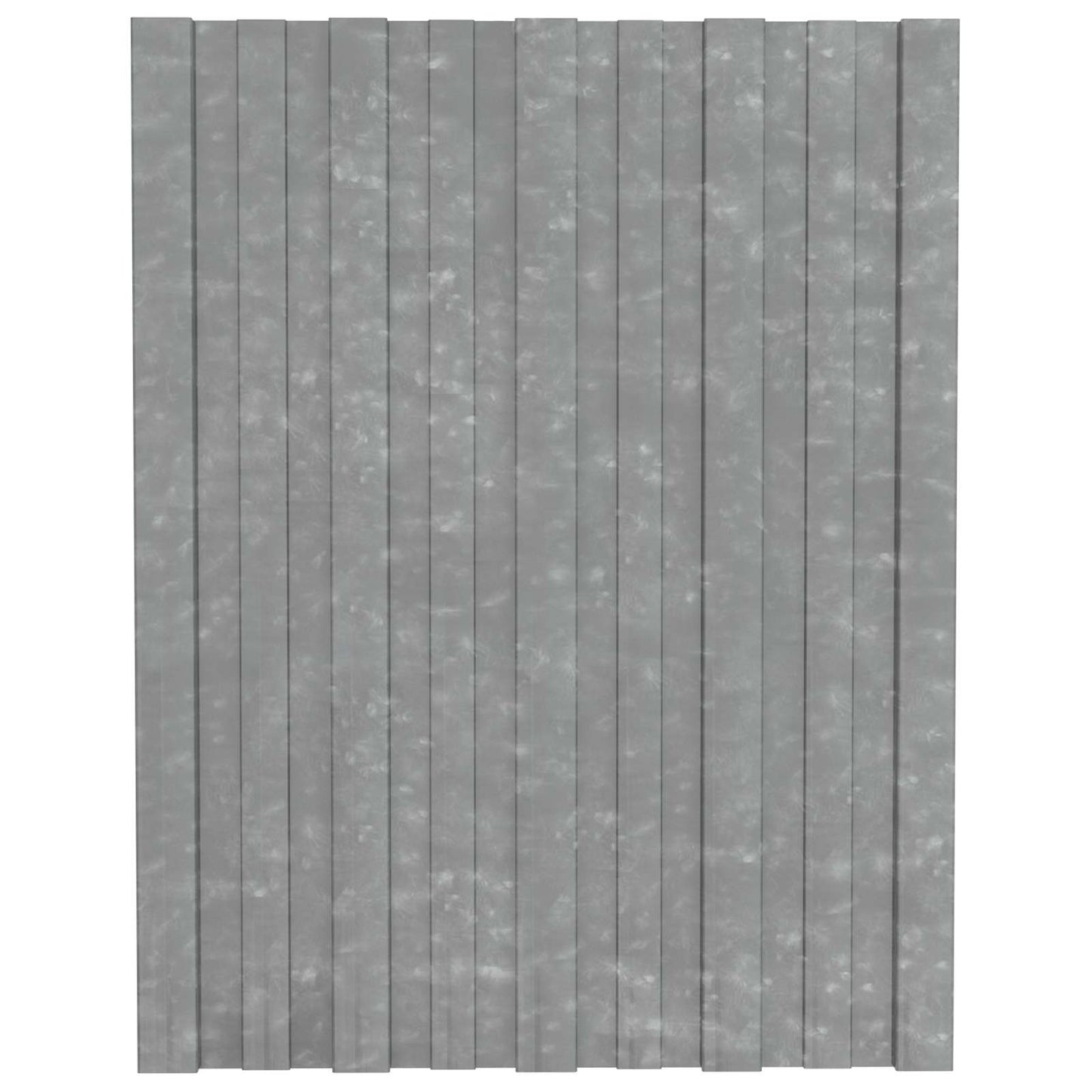 Tagpanel 36 stk. Sølv 60 x 45 cm Galvaniseret stål