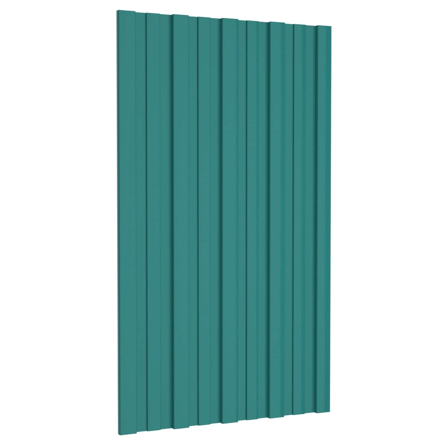 Tagpanel 12 stk. Grøn 80 x 45 cm Galvaniseret stål