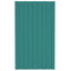 Tagpanel 12 stk. Grøn 80 x 45 cm Galvaniseret stål
