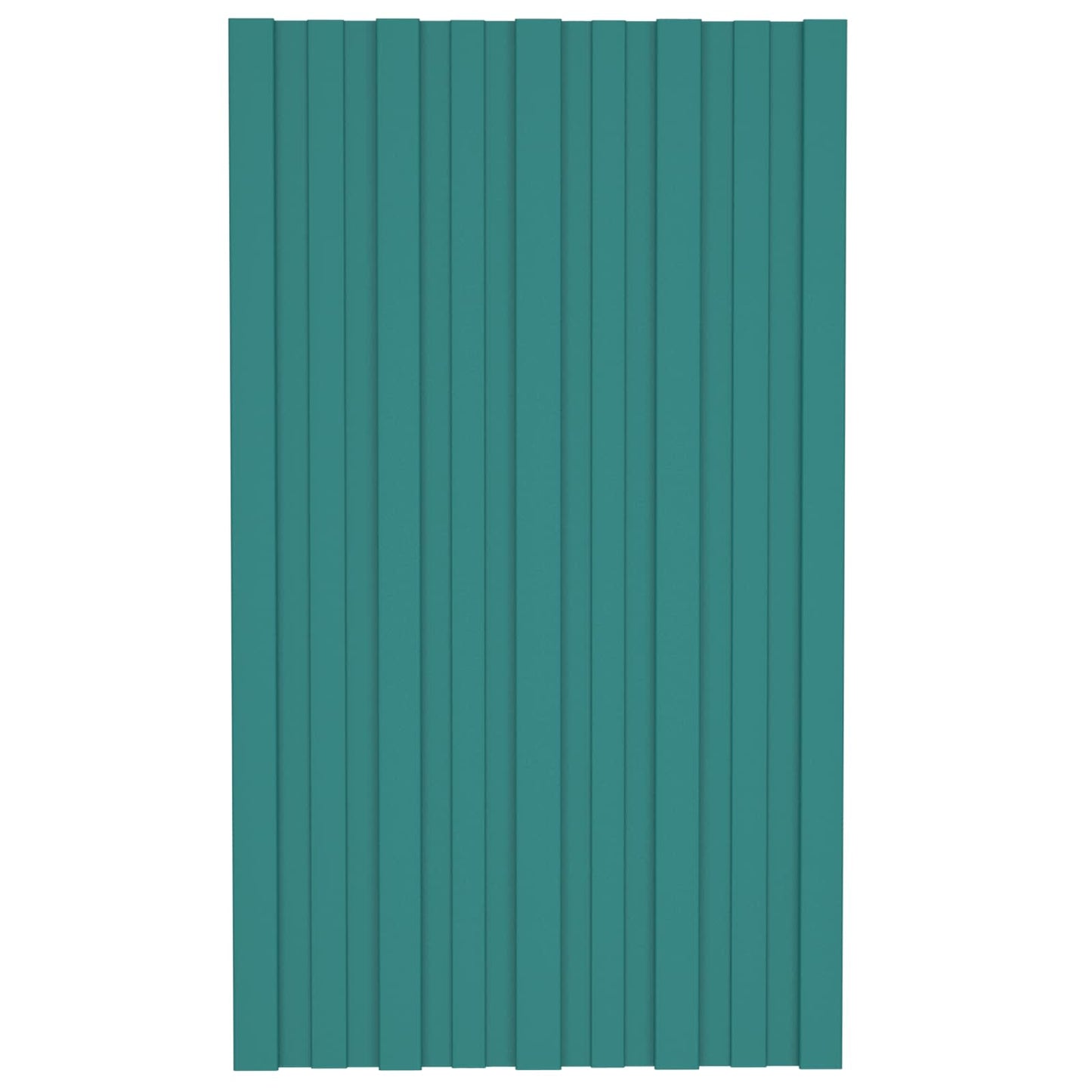 Tagpanel 12 stk. Grøn 80 x 45 cm Galvaniseret stål