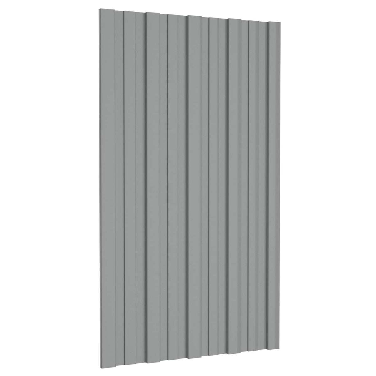 Tagpanel 36 stk. Grå 80 x 45 cm Galvaniseret stål