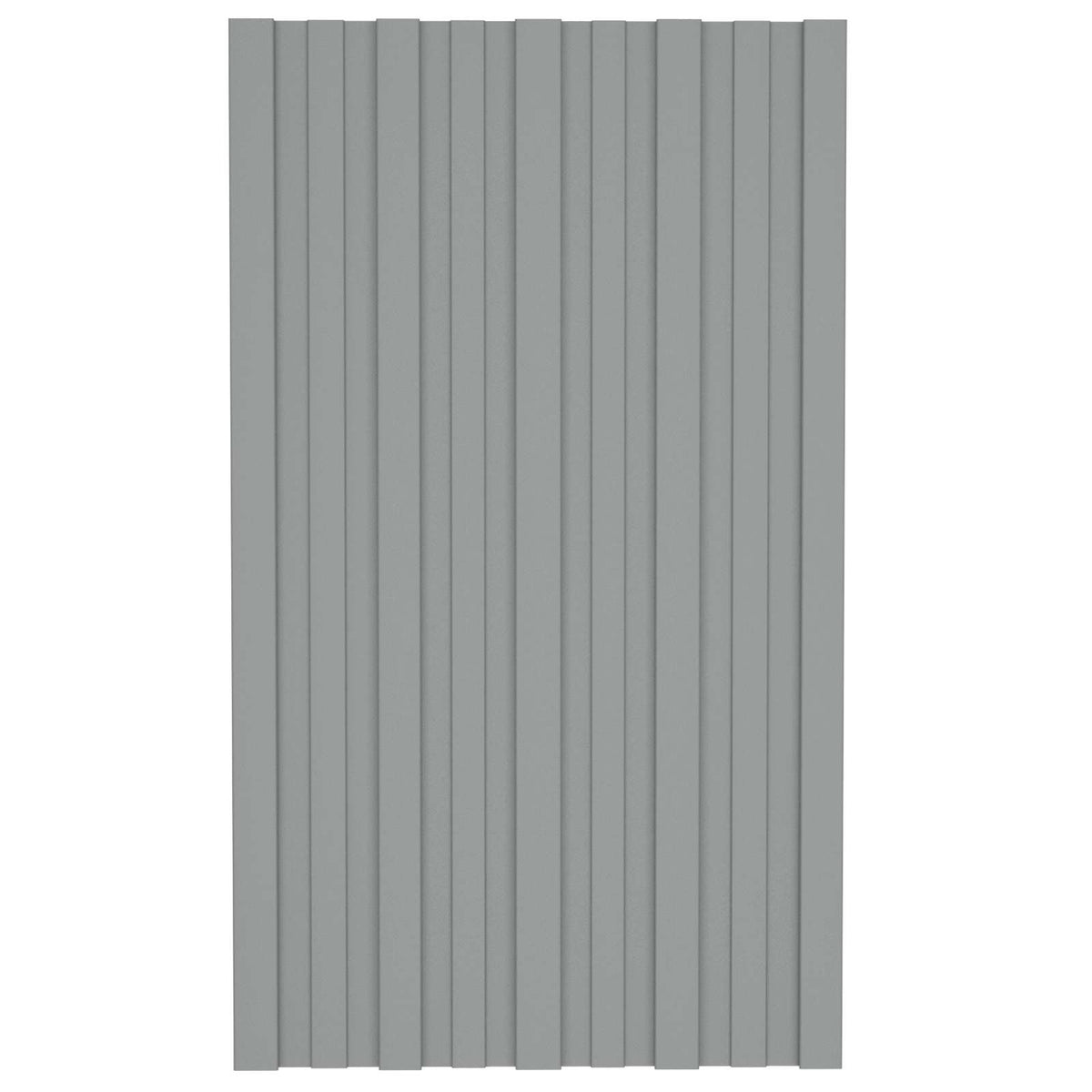 Tagpanel 36 stk. Grå 80 x 45 cm Galvaniseret stål