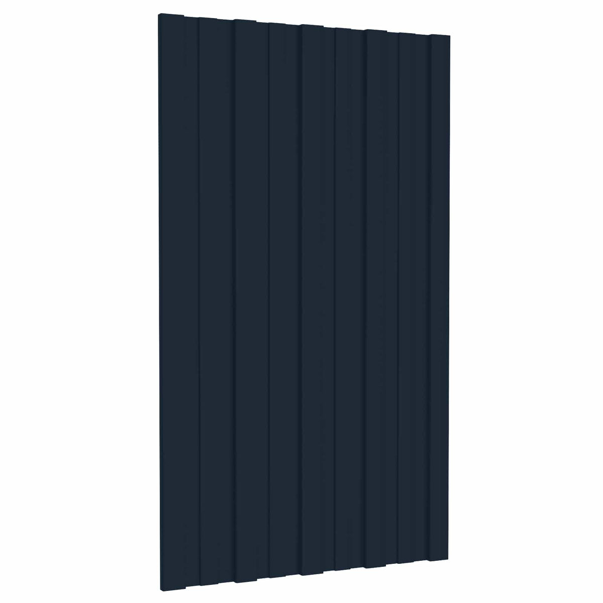 Tagpanel 12 stk. Antracit 80 x 45 cm Galvaniseret stål