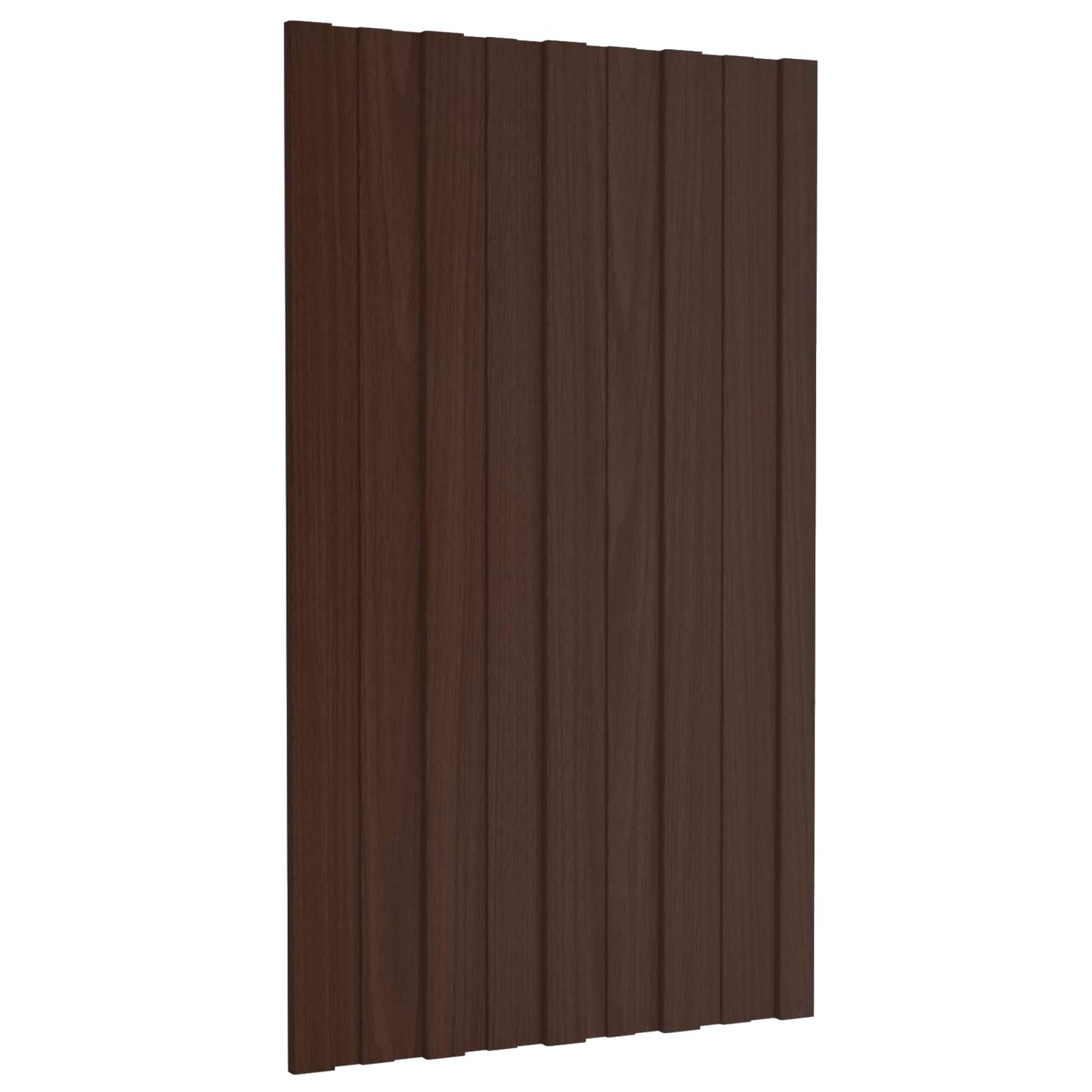 Tagpanel 12 stk. Brun 80 x 45 cm Galvaniseret stål