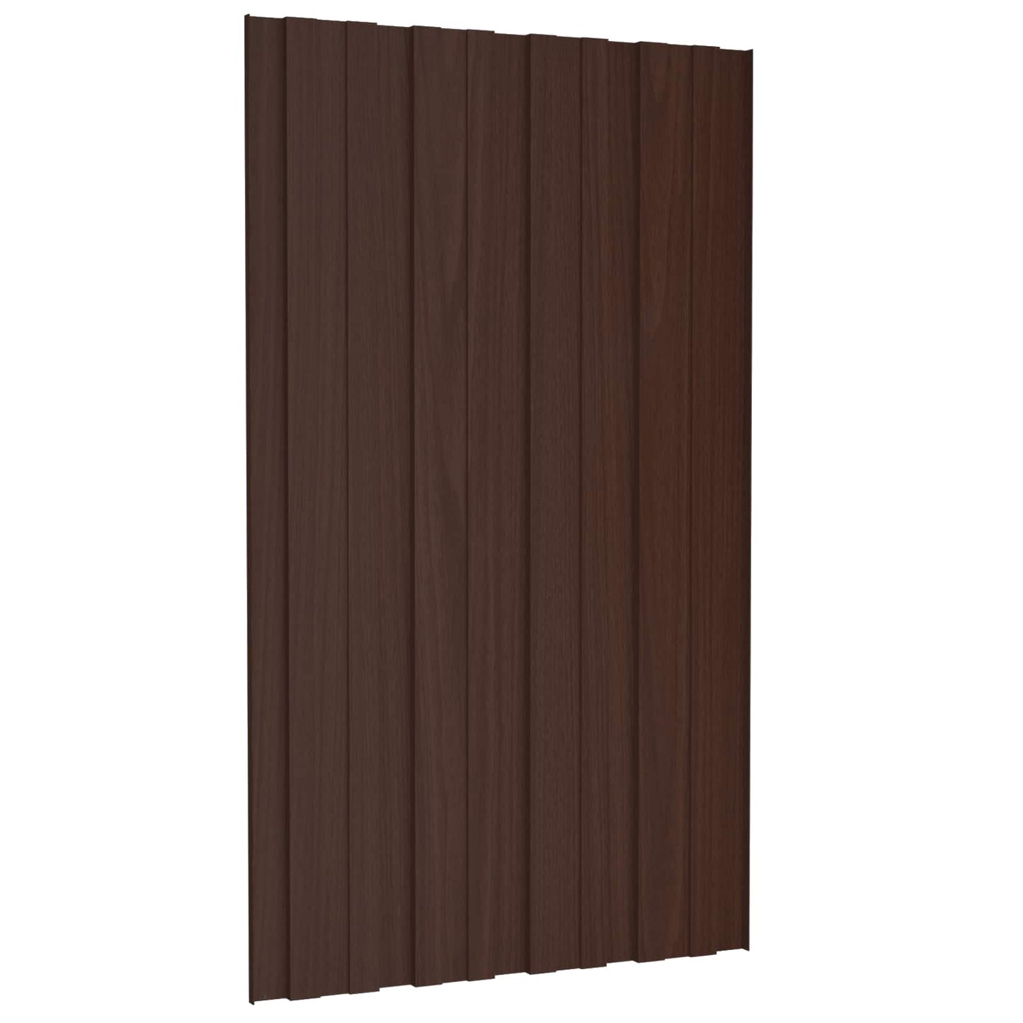 Tagpanel 12 stk. Brun 80 x 45 cm Galvaniseret stål