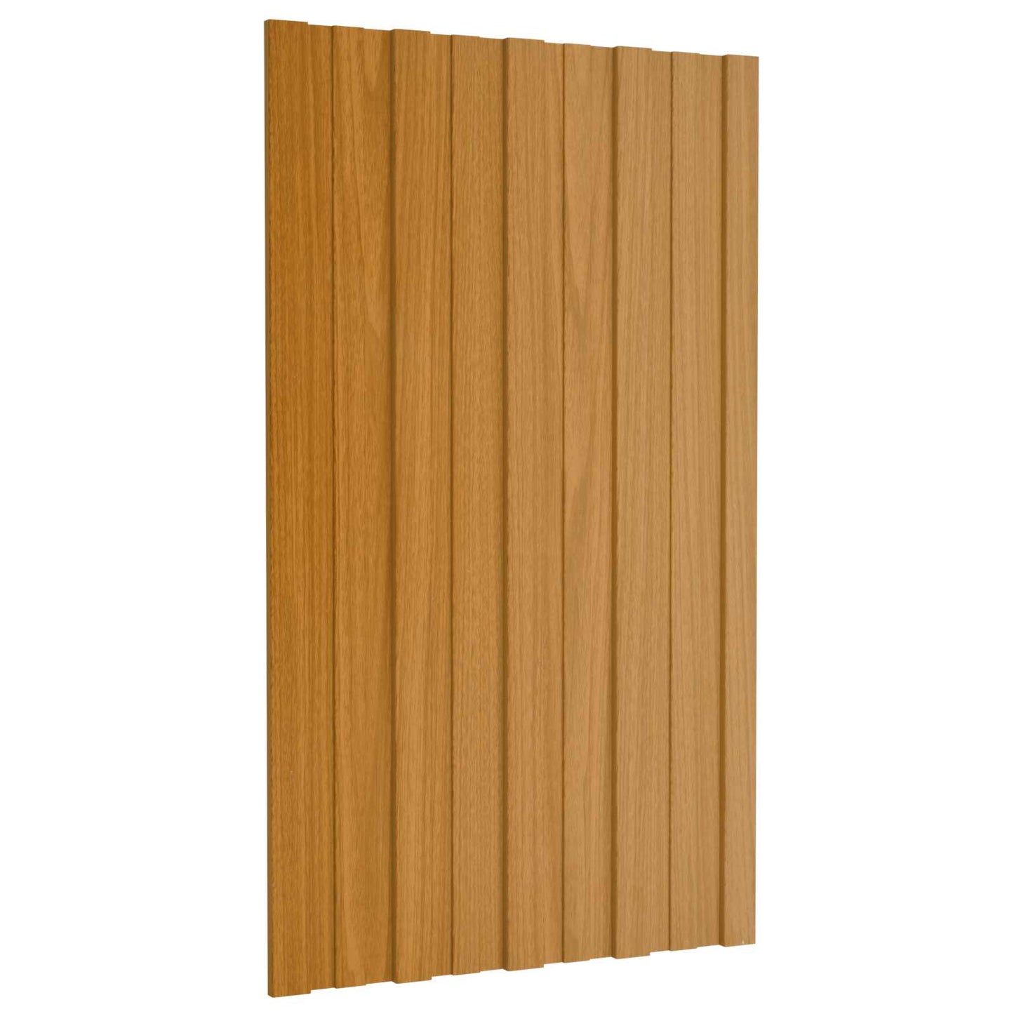 Tagpanel 12 stk. Naturfarvet 80 x 45 cm Galvaniseret stål