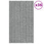 Tagpanel 36 stk. Sølv 80 x 45 cm Galvaniseret stål