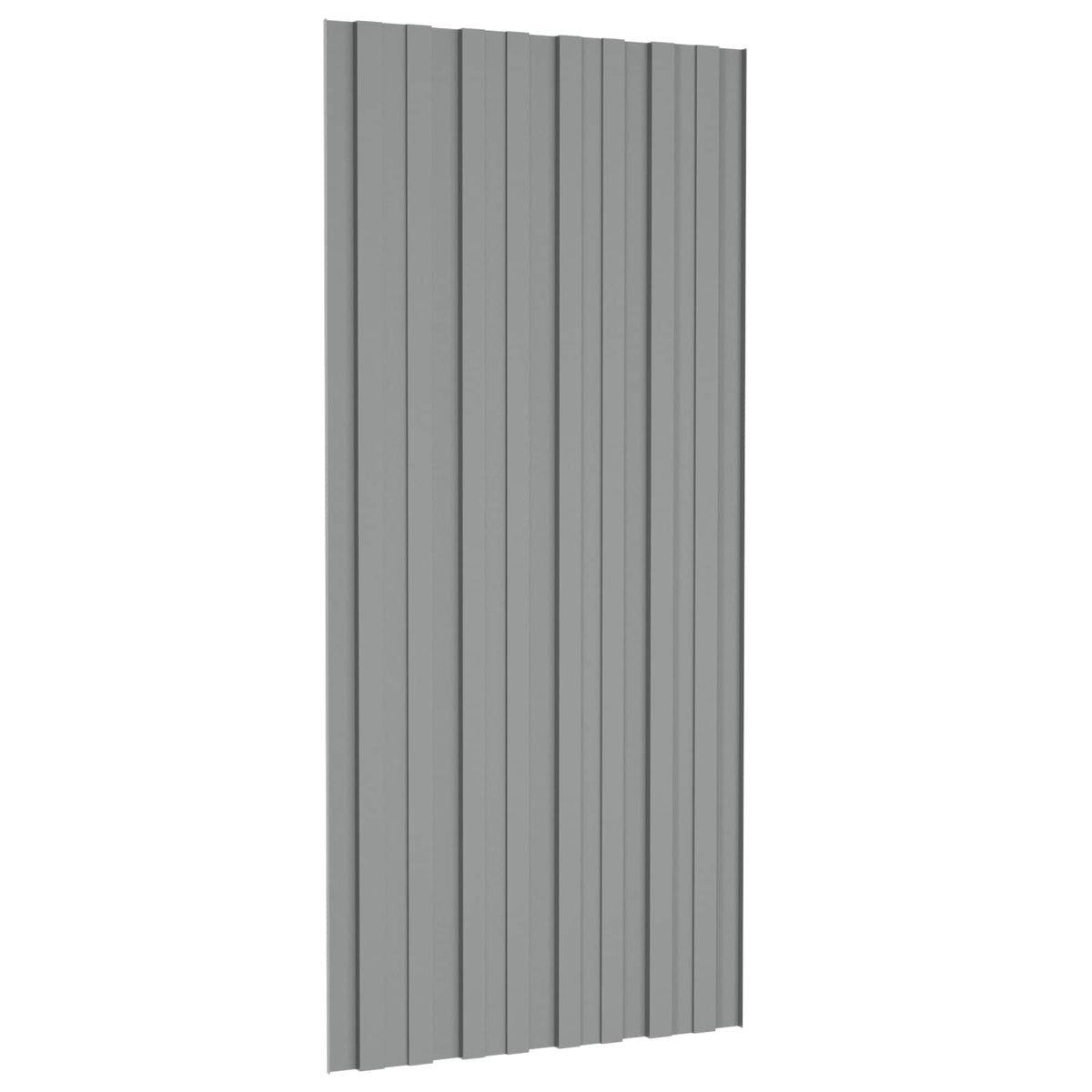Tagpanel 36 stk. Grå 100 x 45 cm Galvaniseret stål