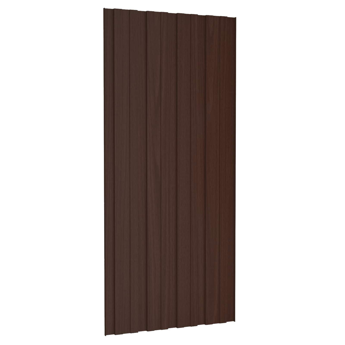 Tagpanel 12 stk. Brun 100 x 45 cm Galvaniseret stål