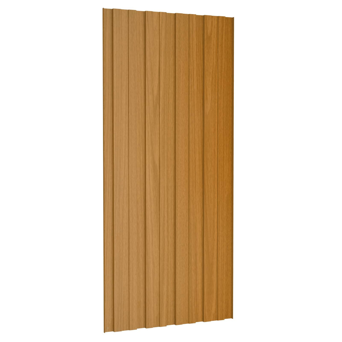 Tagpanel 12 stk. Naturfarvet 100 x 45 cm Galvaniseret stål