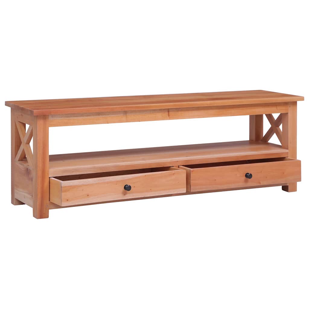 tv-skab 115x30x40 cm massivt mahognitræ