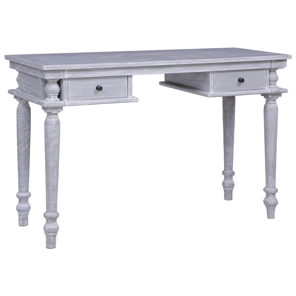 skrivebord 115x50x78 cm massivt mahognitræ