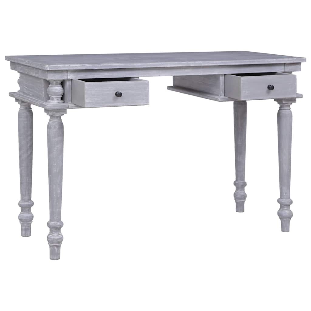 skrivebord 115x50x78 cm massivt mahognitræ