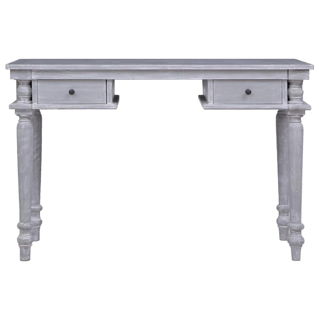 skrivebord 115x50x78 cm massivt mahognitræ