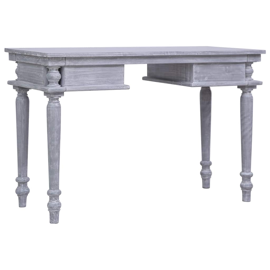 skrivebord 115x50x78 cm massivt mahognitræ