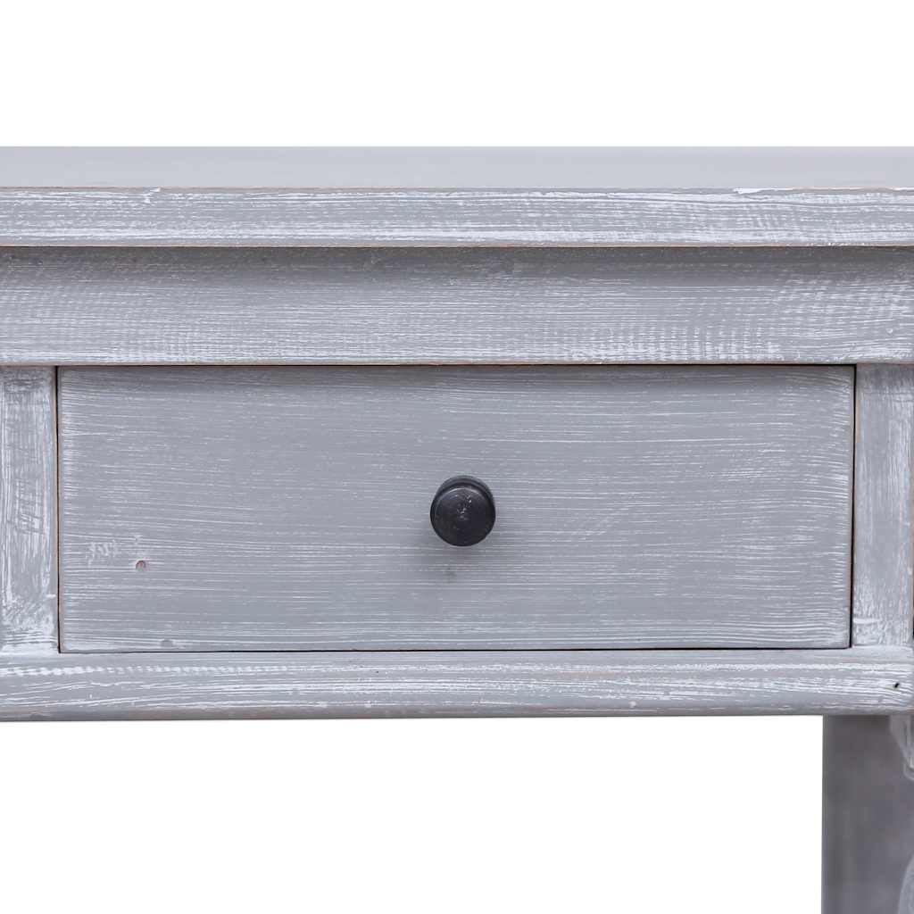 skrivebord 115x50x78 cm massivt mahognitræ