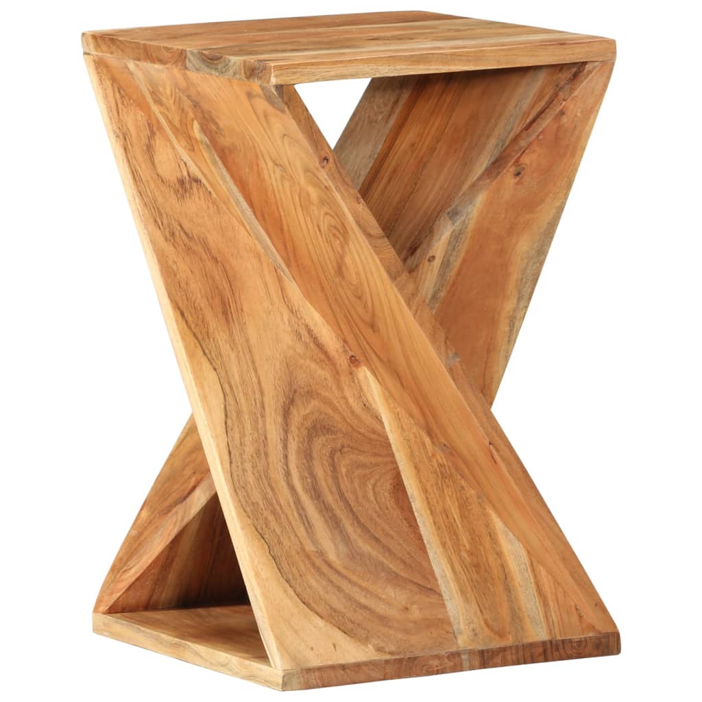 sidebord 35x35x55 cm massivt akacietræ