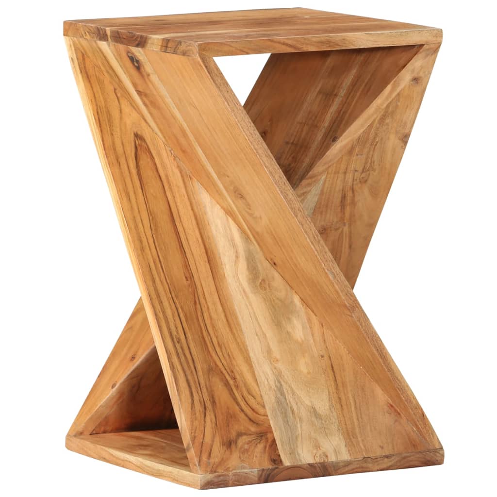 sidebord 35x35x55 cm massivt akacietræ