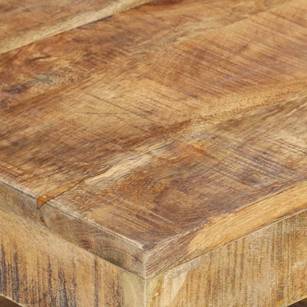 sofabord 45x45x40 cm massivt mangotræ