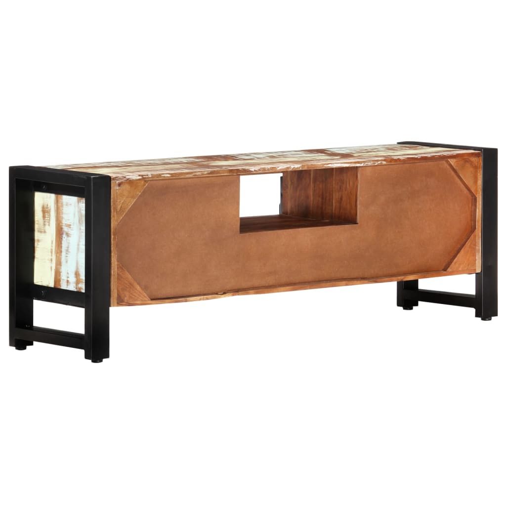 tv-bord 120x30x40 cm massivt genbrugstræ