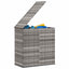 hyndeboks 100x49x103,5 cm polyrattan grå