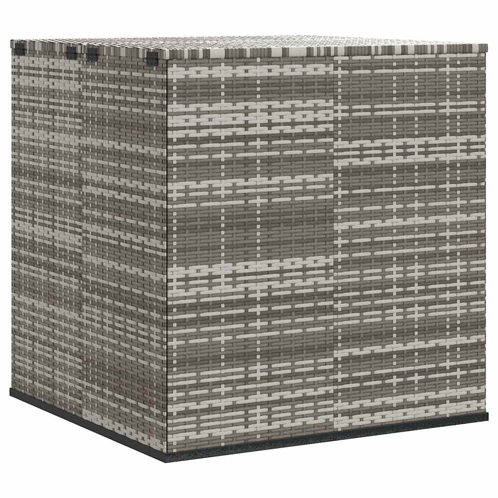 hyndeboks 100x97,5x104 cm polyrattan grå