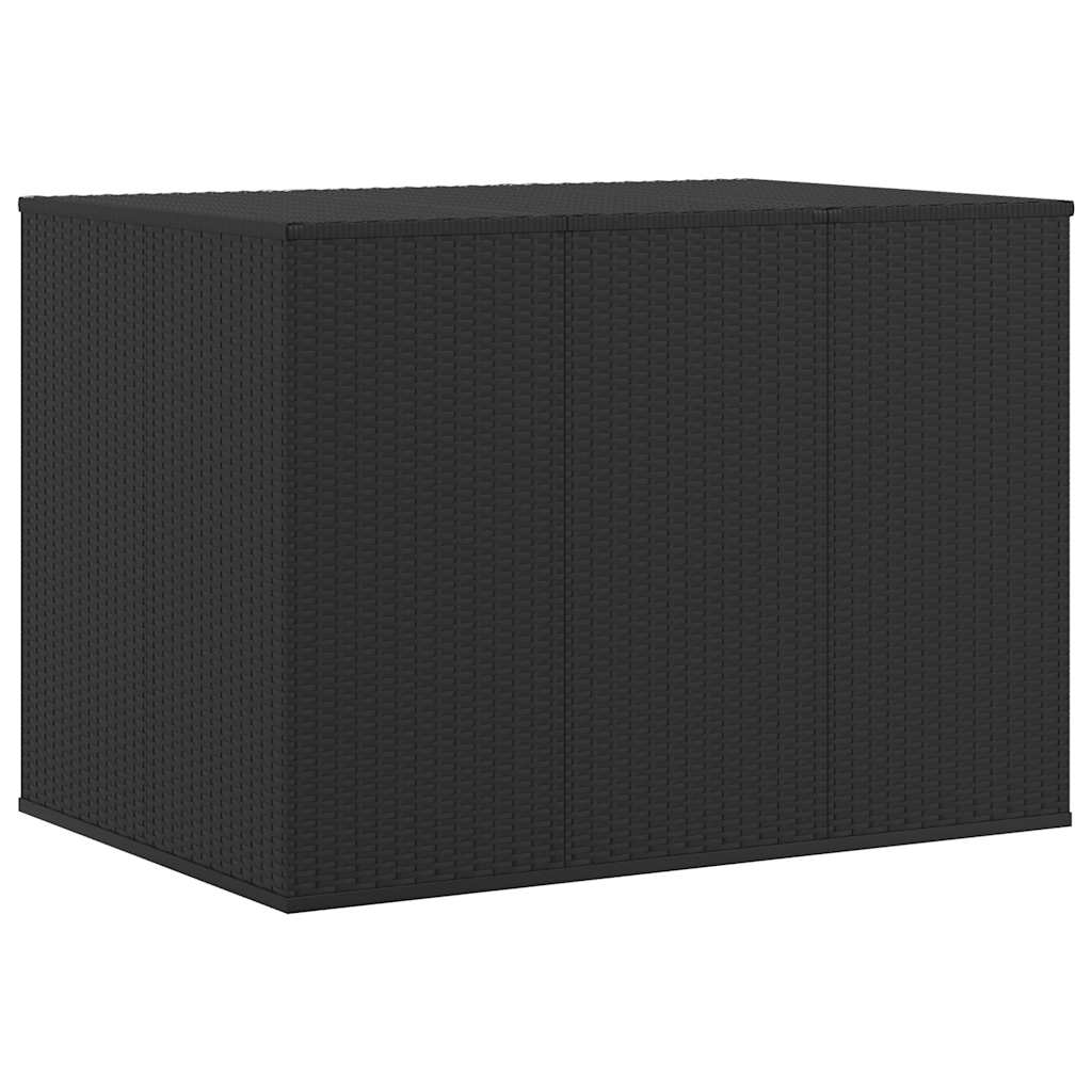 hyndeboks 145x100x103 cm polyrattan sort