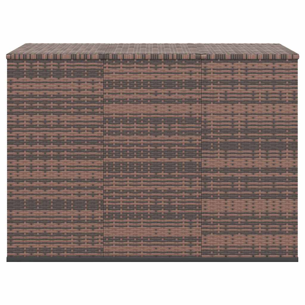 hyndeboks 145x100x103 cm polyrattan brun