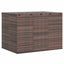 hyndeboks 145x100x103 cm polyrattan brun
