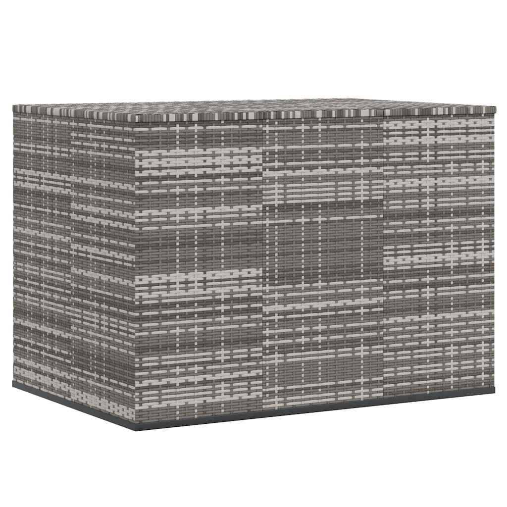 hyndeboks 145x100x103 cm polyrattan grå